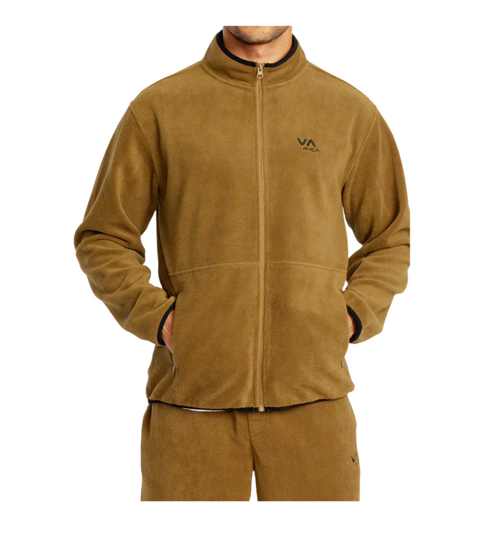 RVCA VA ESSENTIAL MICRO FLEECE - CAMEL - Sun Diego Boardshop