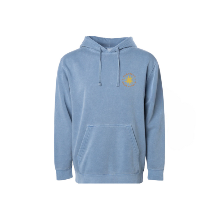 SunDiego SD MAP 3 COLOR PULLOVER HOODIE - SLATE - Sun Diego Boardshop