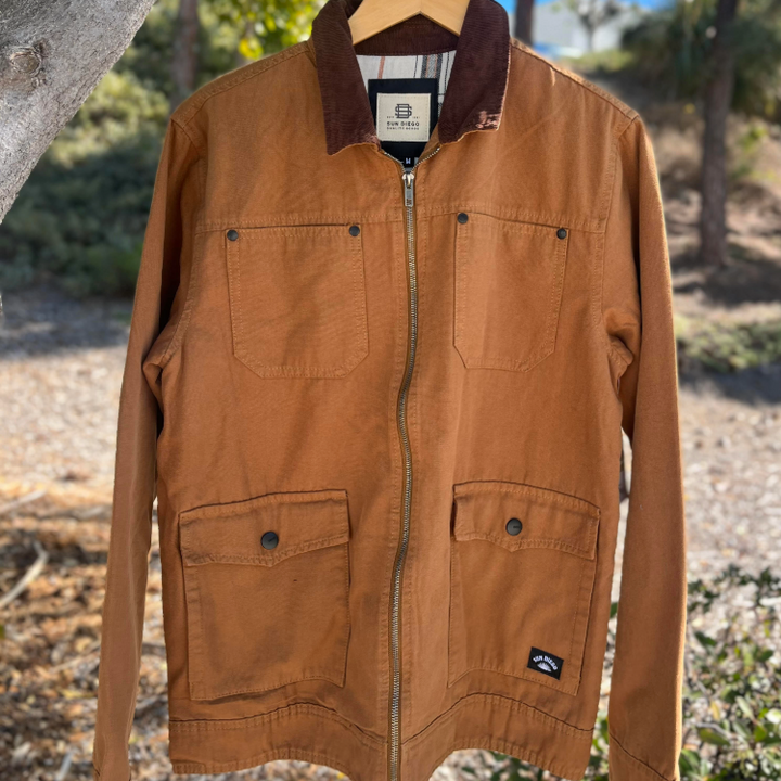 SunDiego MEDINA JACKET- ALMOND - Sun Diego Boardshop