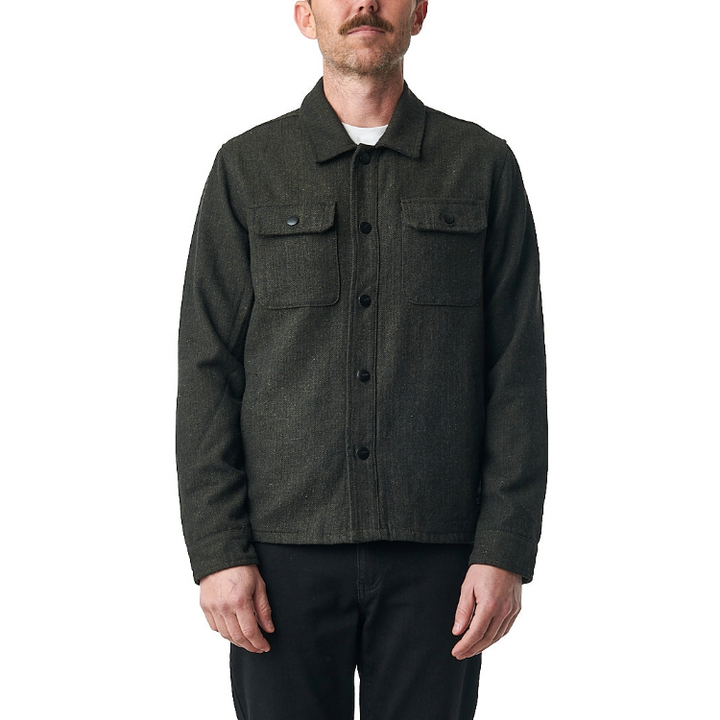 SunDiego WESLEY OVERSHIRT Jacket - BLACK - Sun Diego Boardshop