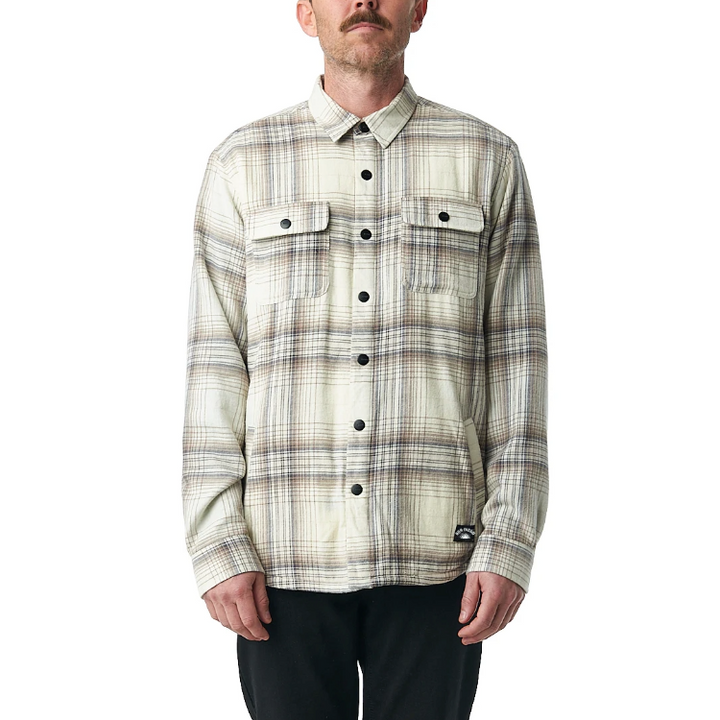 SunDiego GETTY FLANNEL - BONE - Sun Diego Boardshop