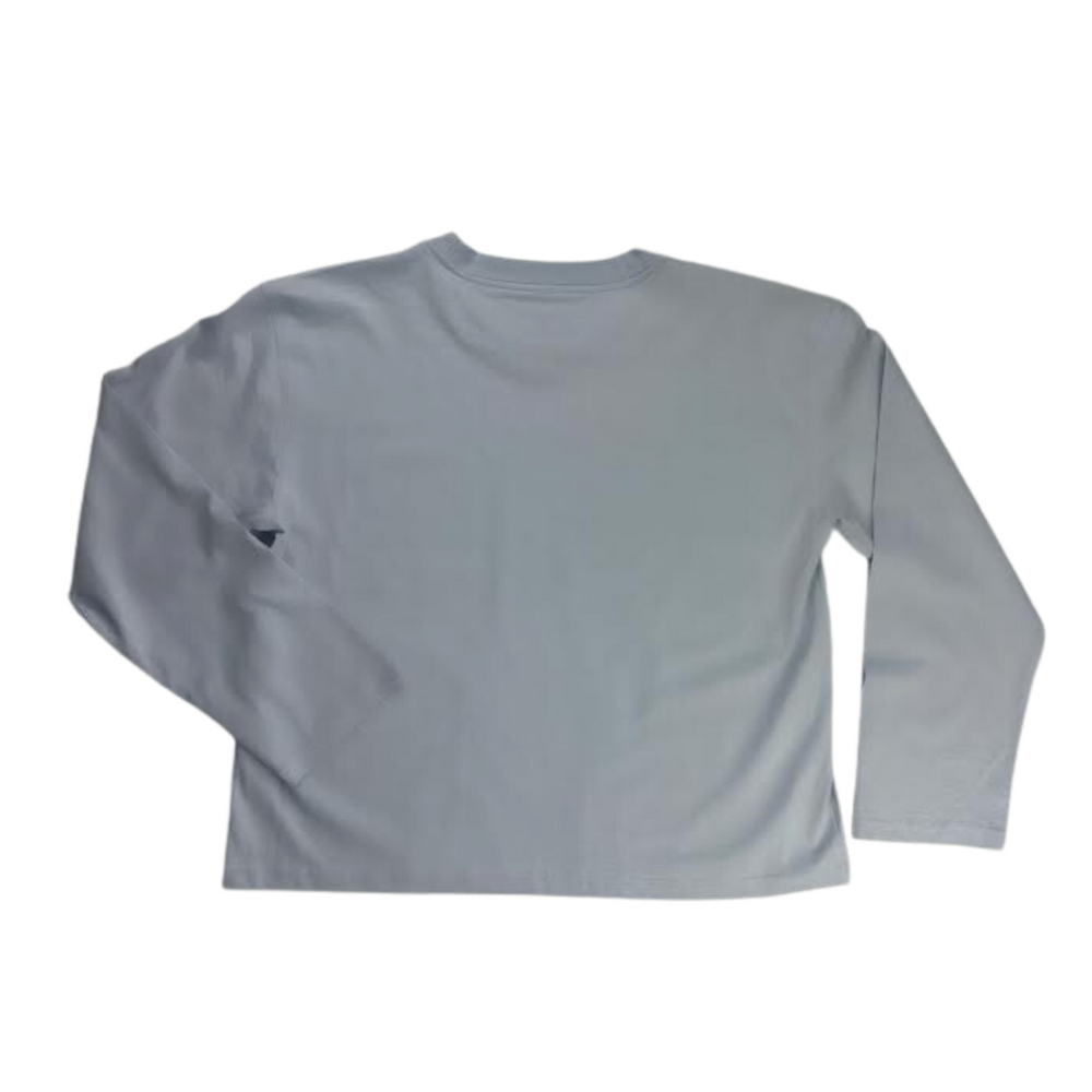 Sun Diego Long Sleeve West Coast Crop Tee - Powderseagreen - Sun Diego Boardshop