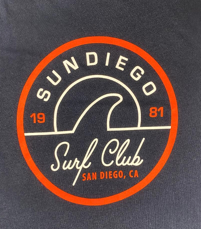 Sun Diego Surf Club Short Sleeve Tee - Navy - Sun Diego Boardshop