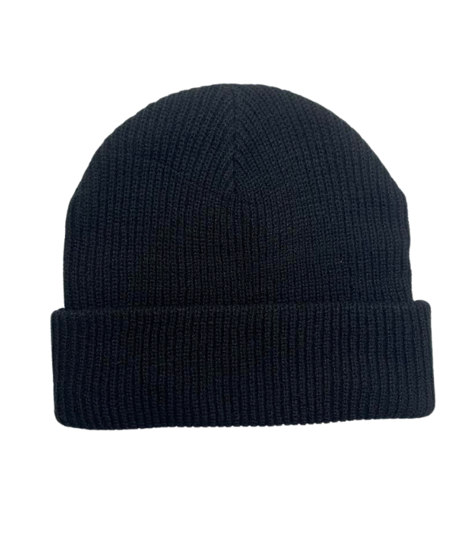 Sun Diego Reserve Solid Beanie - Black - Sun Diego Boardshop