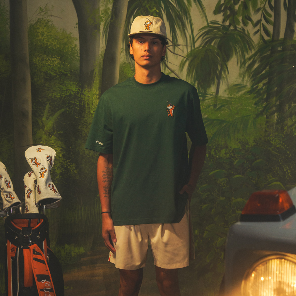 Malbon Golf Tiger Buckets T-Shirt - HUNTER GREEN - Sun Diego Boardshop