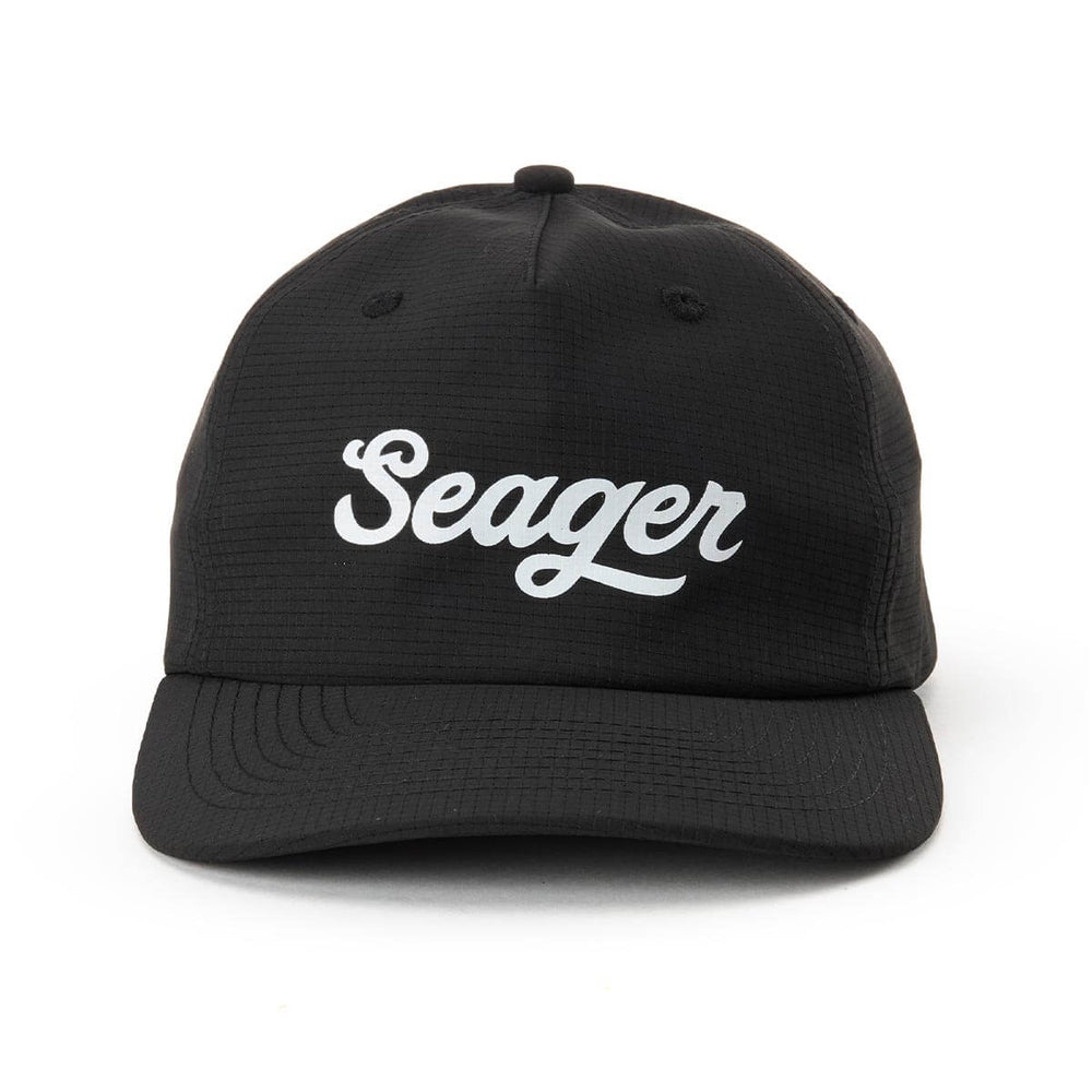Seager Mens Uphill Tech Strapback Black - Sun Diego Boardshop