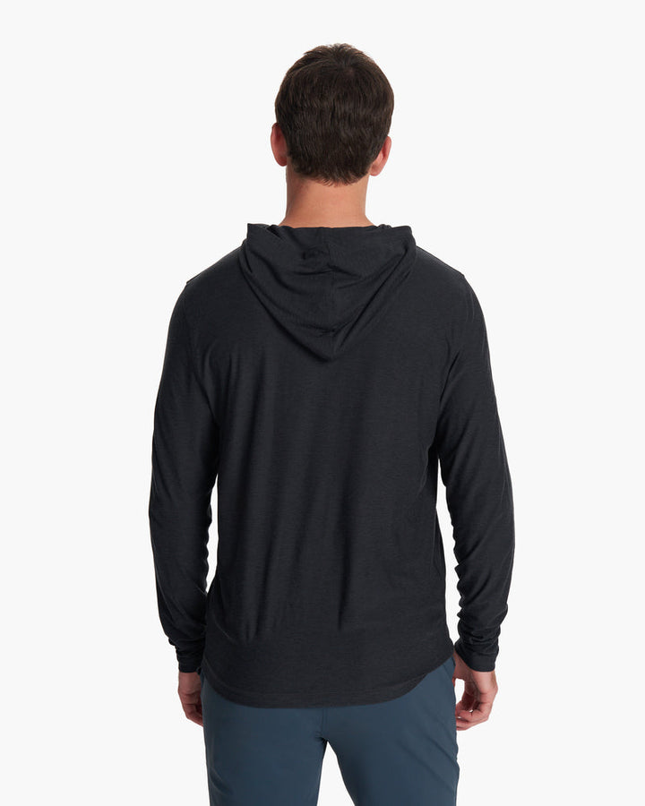 VUORI Strato Tech Hoodie - BLACK HEATHER - Sun Diego Boardshop