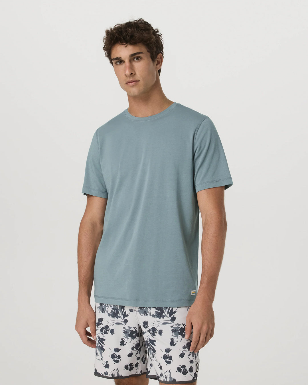 Vuori Men's Tuvalu Tee - Misty Blue - Sun Diego Boardshop