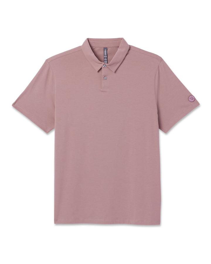 Vuori Short Sleeve Feather Polo - Zion Rose - Sun Diego Boardshop