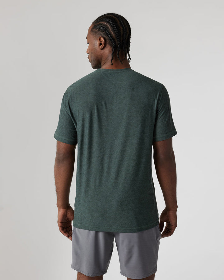 VUORI Strato Tech Tee - ASPEN HEATHER - Sun Diego Boardshop