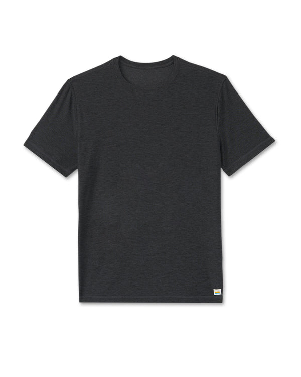 Vuori Strato Tech Tee - Charcoal Heather - Sun Diego Boardshop