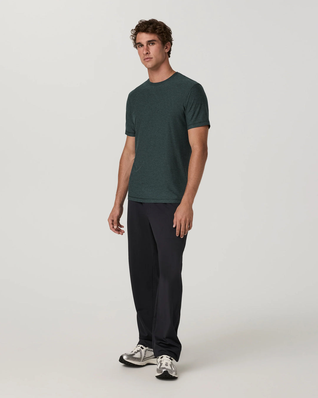 Vuori Men's Strato Tech Tee - Hemlock Heather - Sun Diego Boardshop