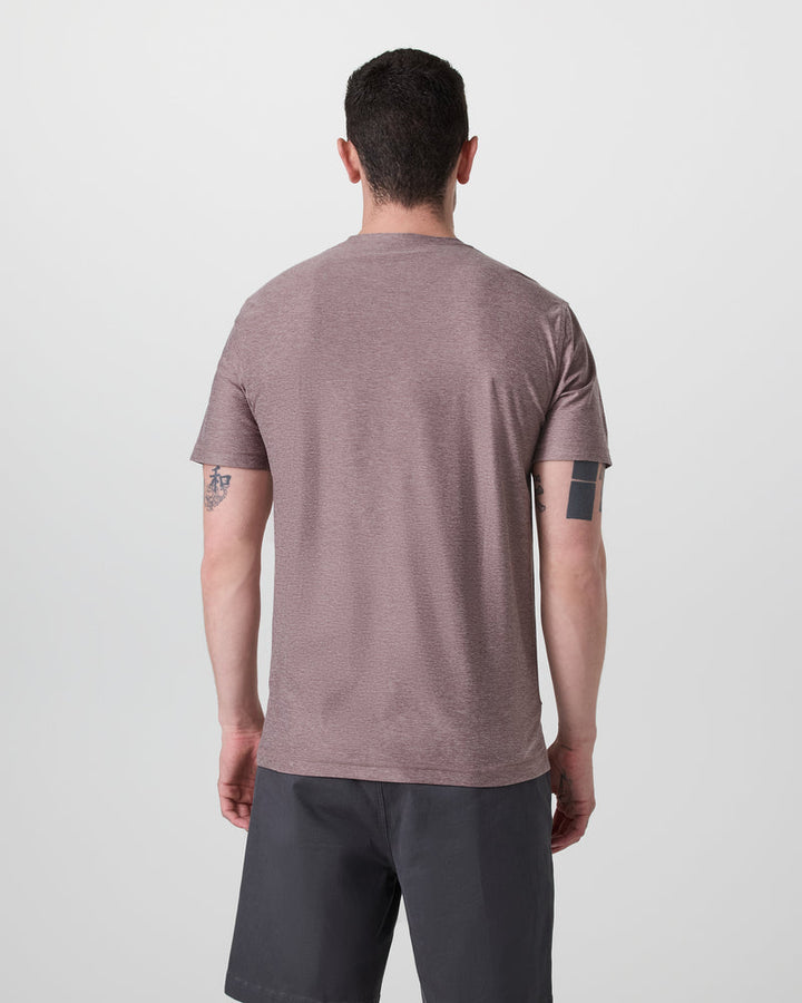 Vuori Strato Tech Tee - Dark Umber - Sun Diego Boardshop