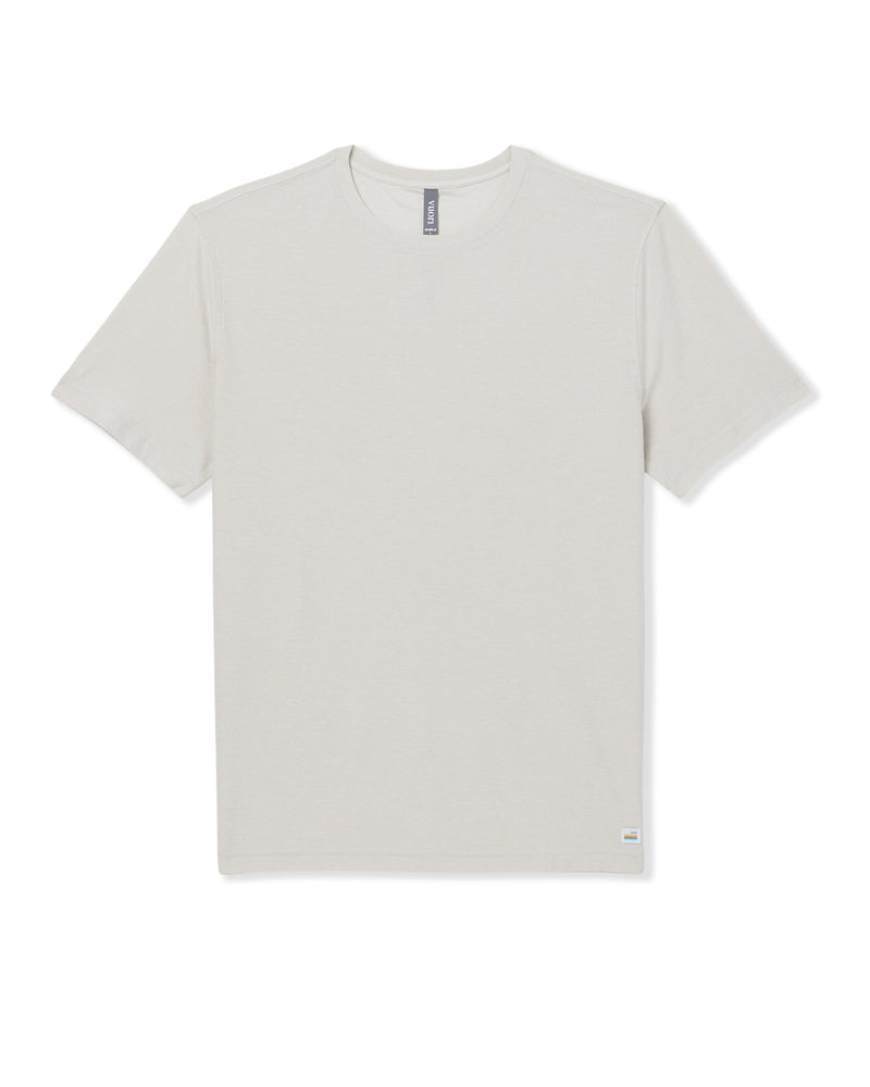 Vuori Strato Tech Tee - Mushroom Heather - Sun Diego Boardshop