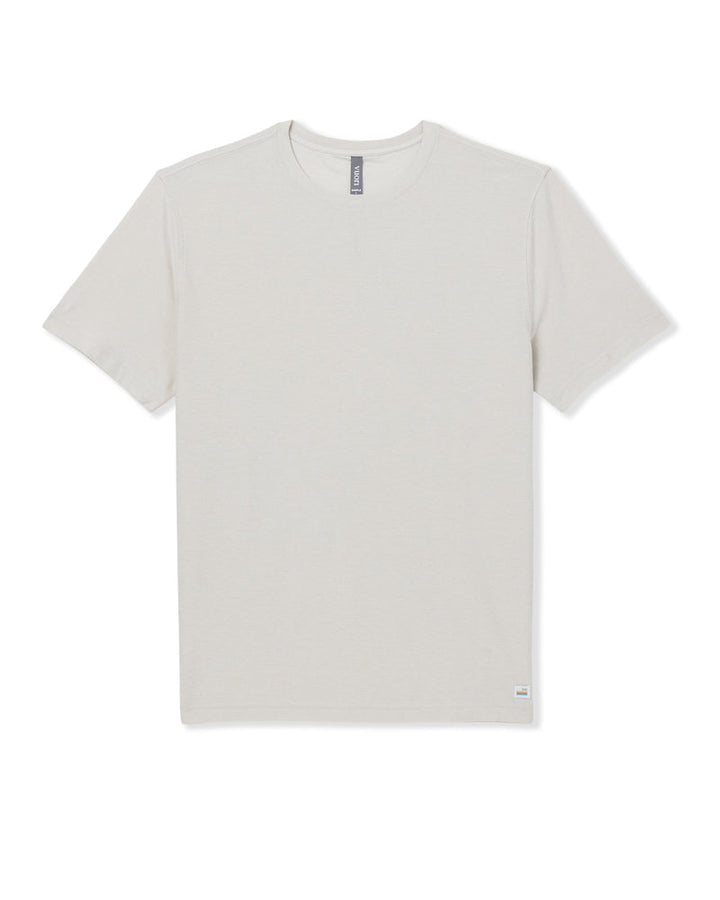 Vuori Strato Tech Tee - Mushroom Heather - Sun Diego Boardshop