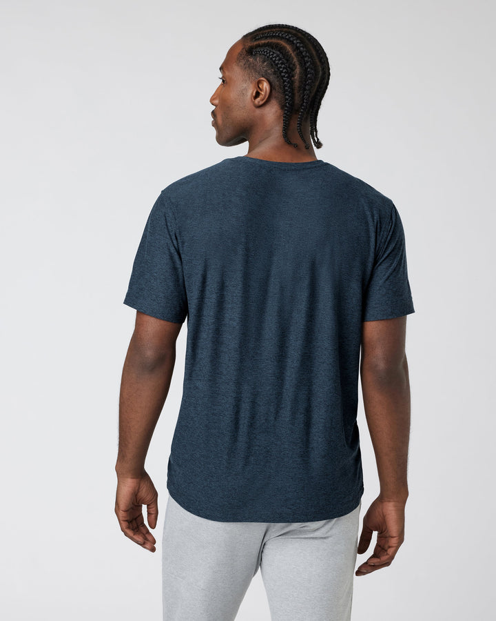 Vuori Men's Strato Tech Tee - Navy Heather - Sun Diego Boardshop
