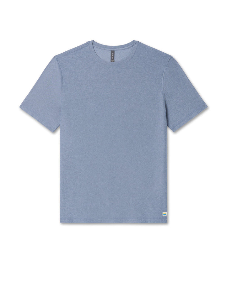 VUORI Strato Tech Tee - CHAMBRAY HEATHER - Sun Diego Boardshop