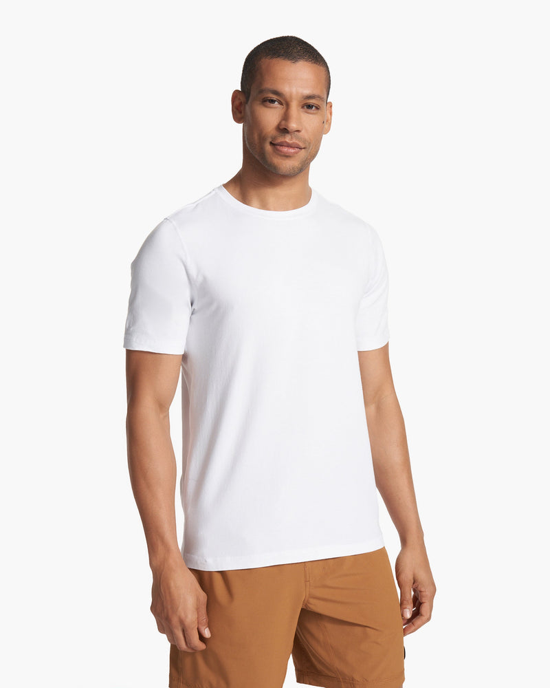 VUORI Strato Tech Tee - WHITE - Sun Diego Boardshop