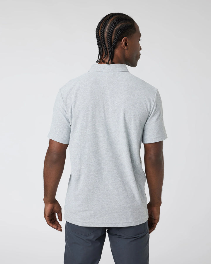 Vuori Men's Ace Polo - Light Grey - Sun Diego Boardshop