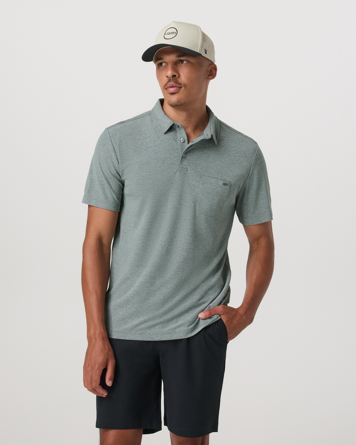 Vuori Men's Ace Polo - Slate Rock - Sun Diego Boardshop