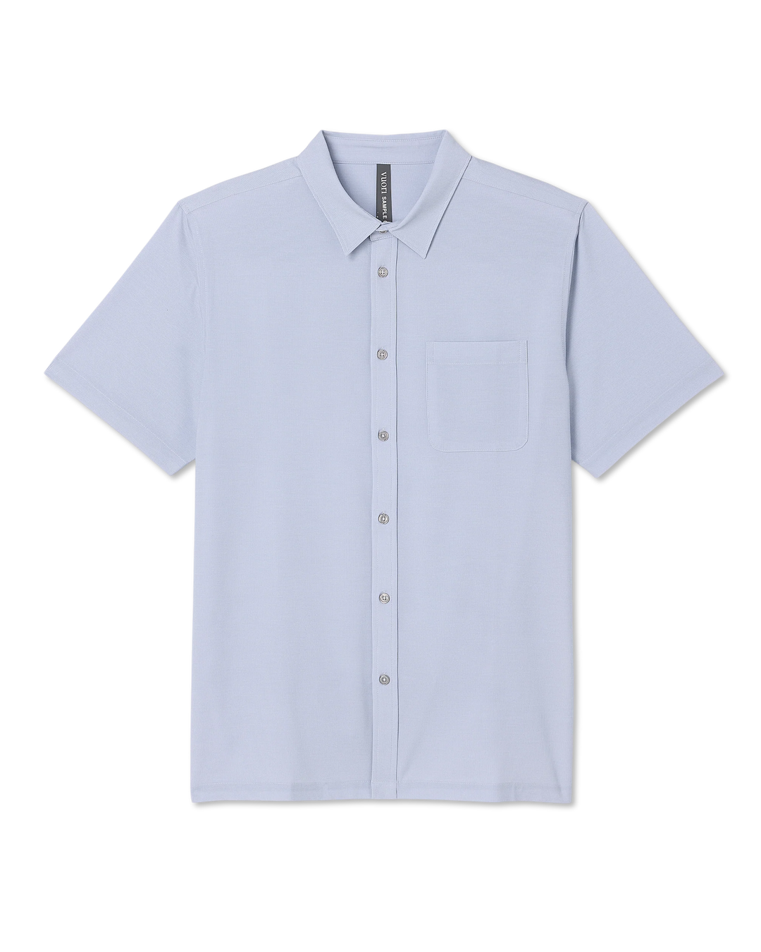 Vuori Men's Short Sleeve Bridge Button Down - Atmosphere Mini Stripe