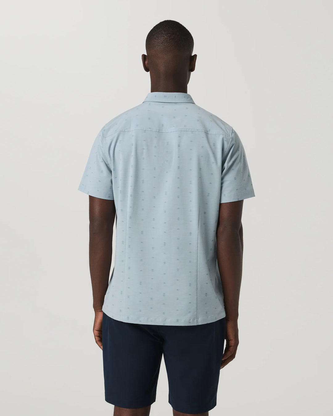 Vuori Men's Short Sleeve Bridge Button Down - Raindrop Stone - Sun Diego Boardshop