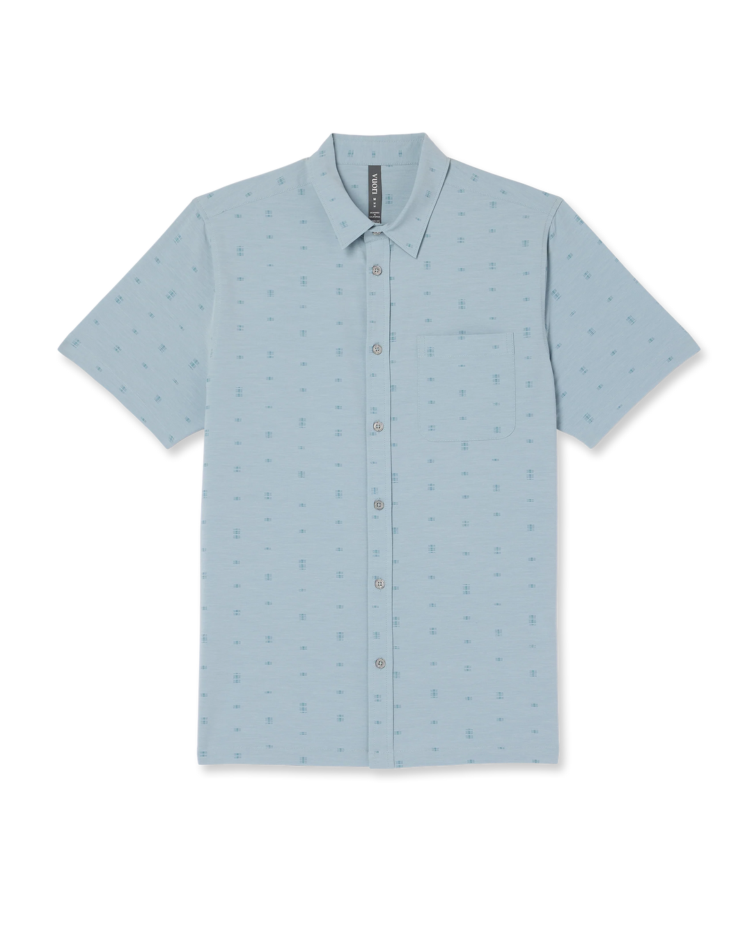 Vuori Men's Short Sleeve Bridge Button Down - Raindrop Stone - Sun Diego Boardshop