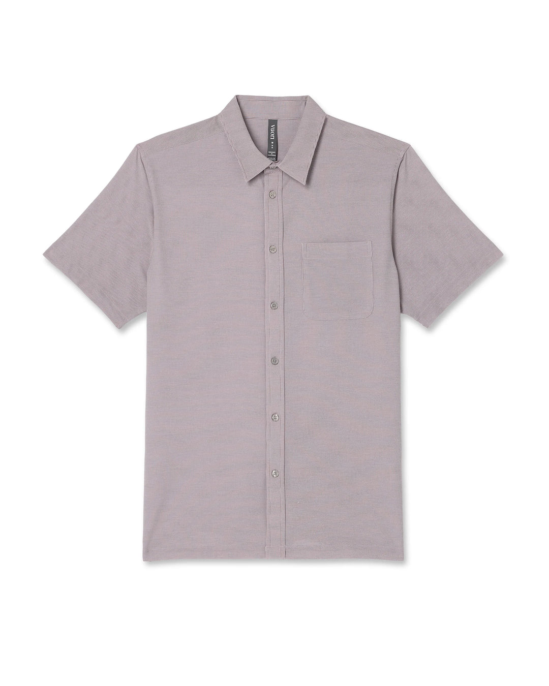 Vuori Men's Short Sleeve Bridge Button Down - Sable Mini Stripe - Sun Diego Boardshop