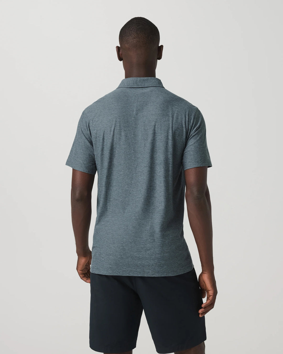 Vuori Men's Strato Tech Polo - Blue Sea Heather - Sun Diego Boardshop