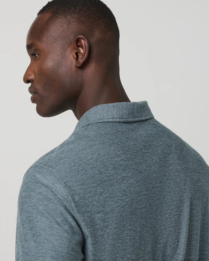 Vuori Men's Strato Tech Polo - Blue Sea Heather - Sun Diego Boardshop
