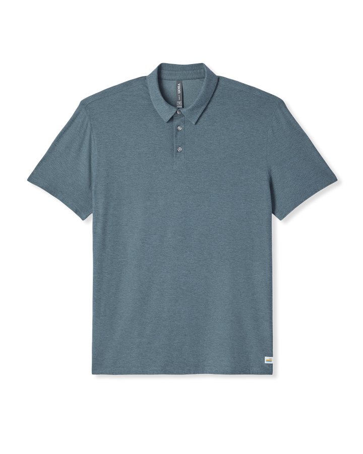 Vuori Men's Strato Tech Polo - Blue Sea Heather - Sun Diego Boardshop