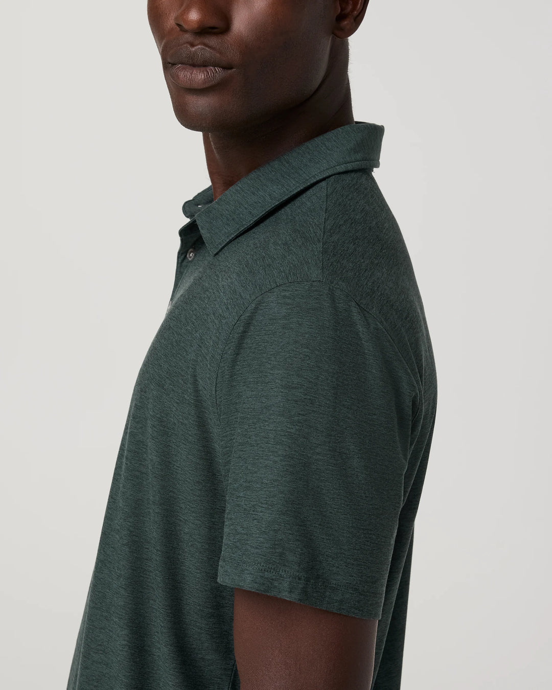 Vuori Men's Strato Tech Polo - Hemlock Heather - Sun Diego Boardshop