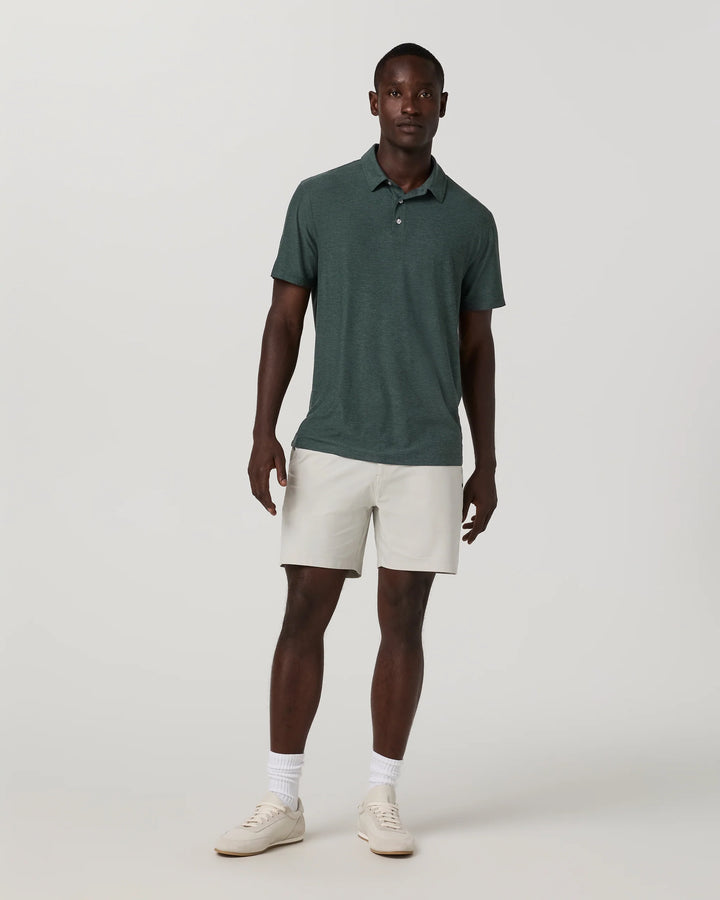 Vuori Men's Strato Tech Polo - Hemlock Heather - Sun Diego Boardshop