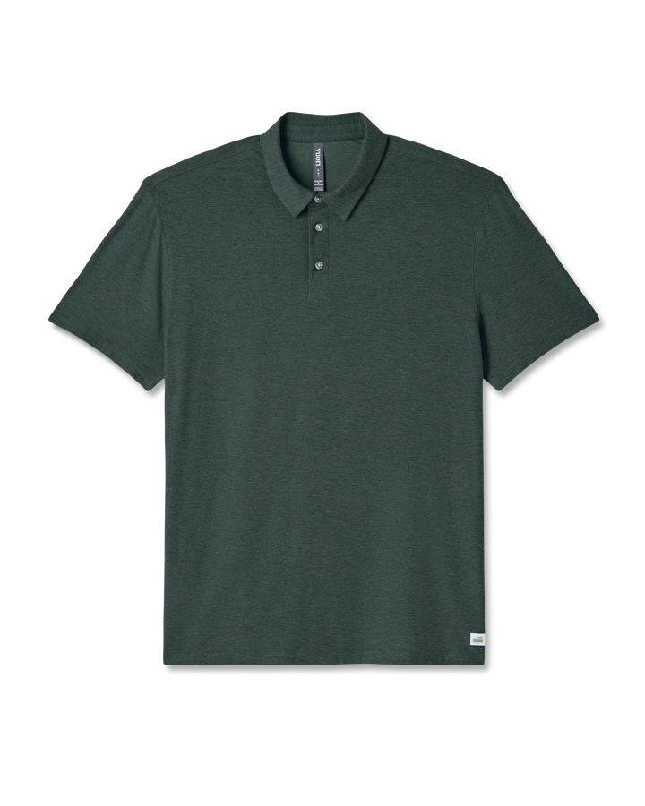 Vuori Men's Strato Tech Polo - Hemlock Heather - Sun Diego Boardshop
