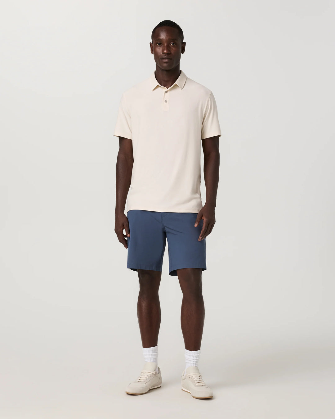 Vuori Men's Strato Tech Polo - Milkweed Heather - Sun Diego Boardshop