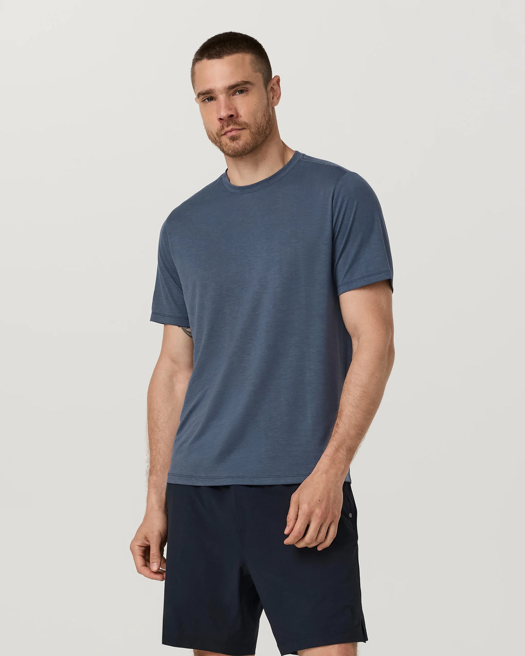 Vuori Men's Current Tech Tee - Bay Blue