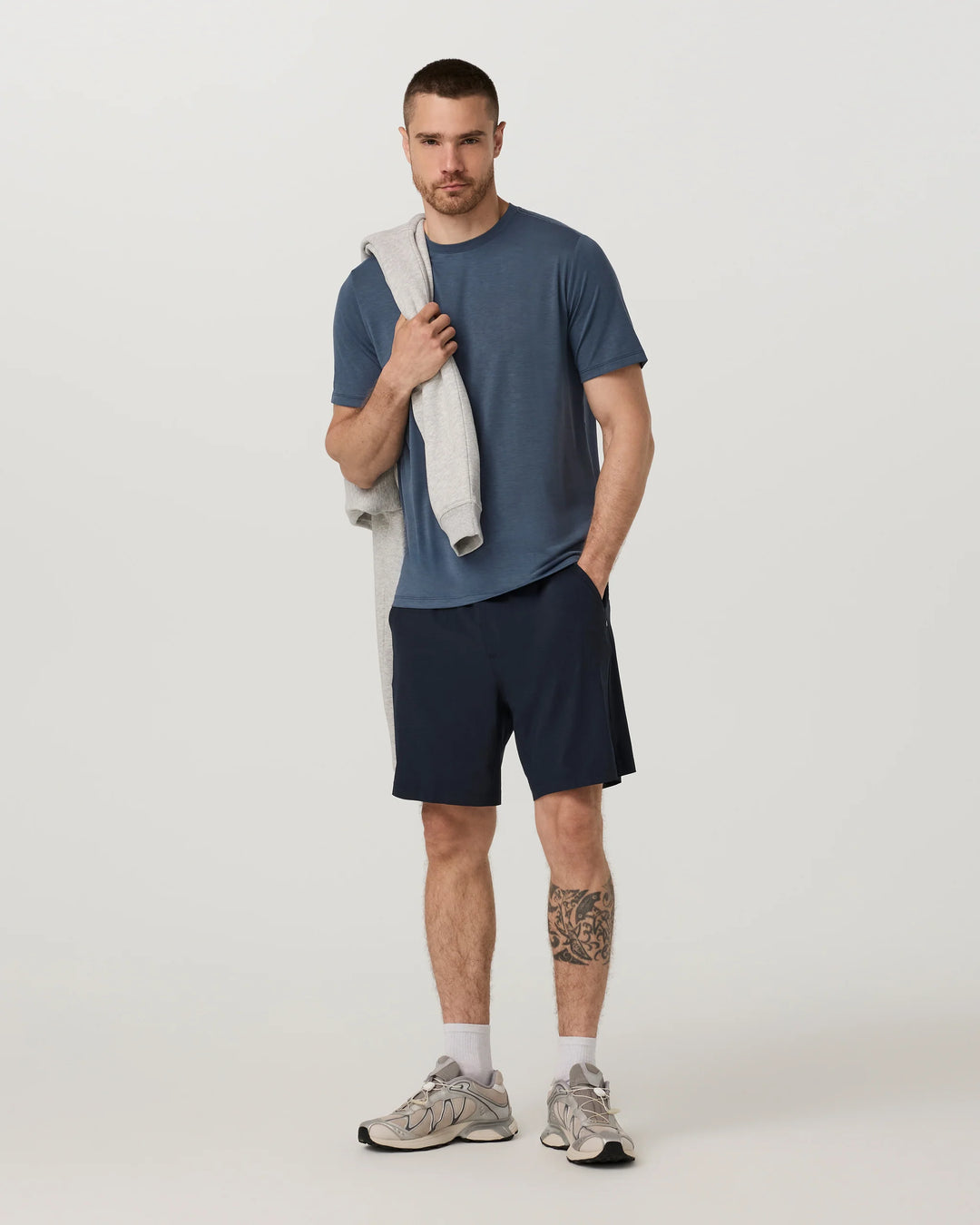 Vuori Men's Current Tech Tee - Bay Blue