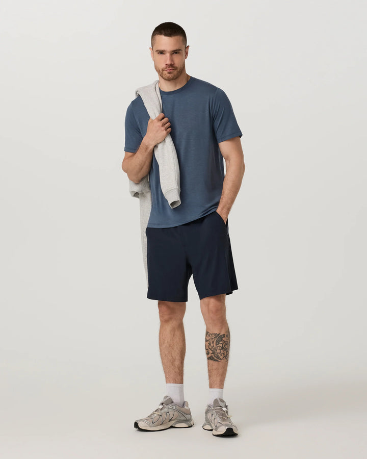 Vuori Men's Current Tech Tee - Bay Blue
