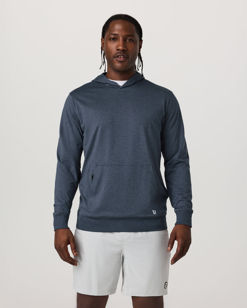 Vuori Sunday Hoodie 2.6 - Azure Heather - Sun Diego Boardshop