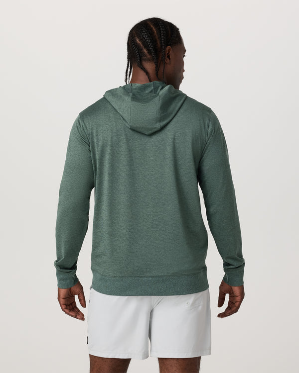 Vuori Sunday Hoodie 2.6 - Agate Green Heather