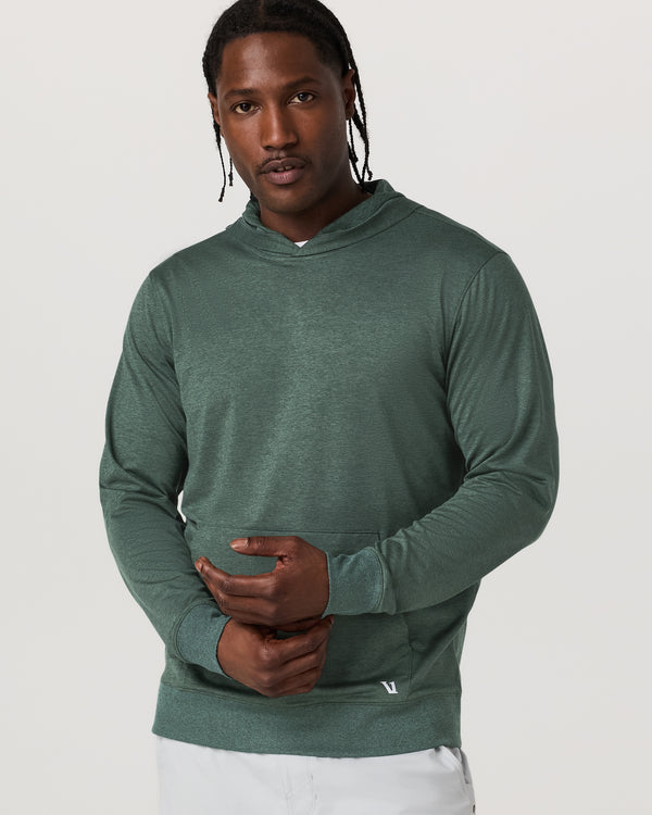 Vuori Sunday Hoodie 2.6 - Agate Green Heather