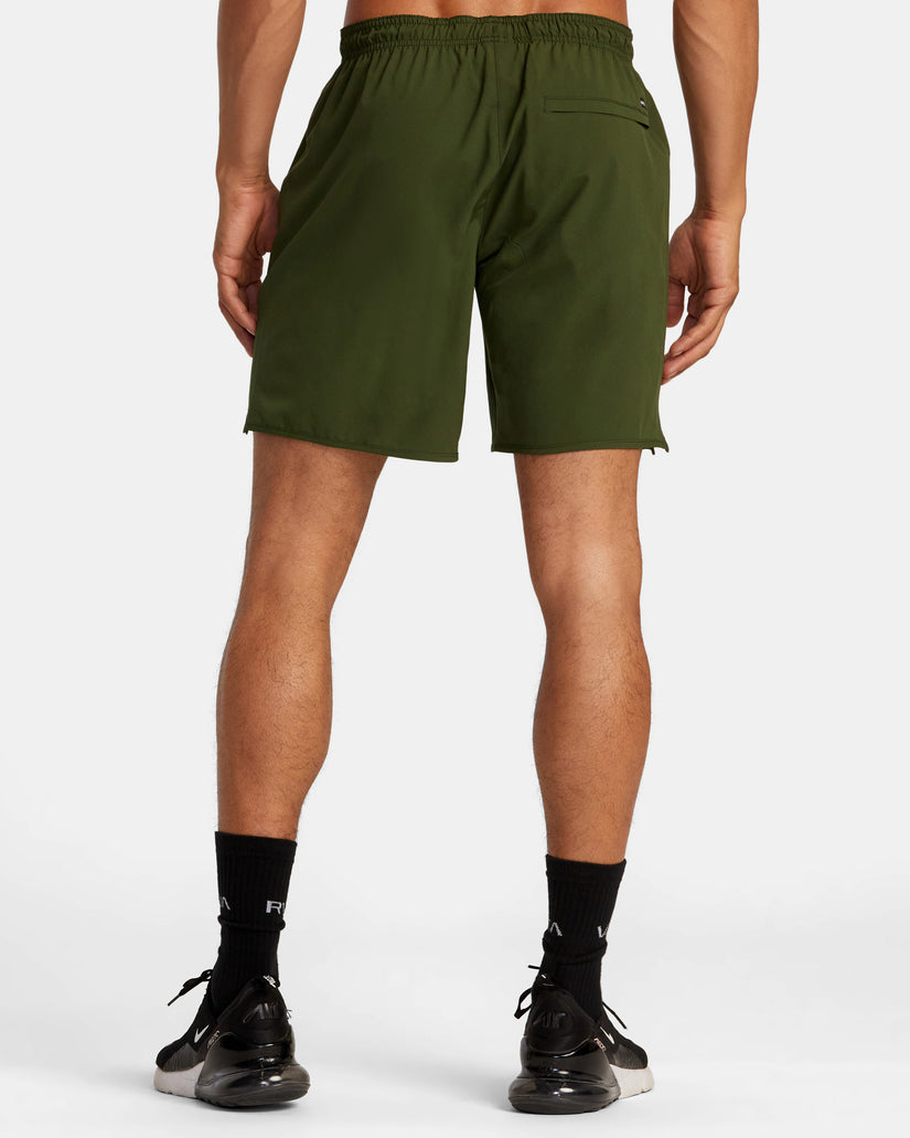 RVCA YOGGER STRETCH 17" ATHLETIC SHORTS - JUNGLE - Sun Diego Boardshop