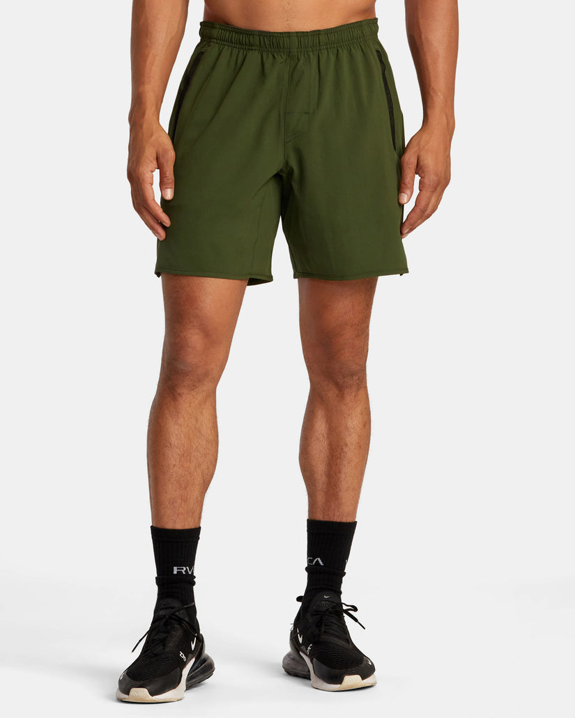 RVCA YOGGER STRETCH 17" ATHLETIC SHORTS - JUNGLE - Sun Diego Boardshop