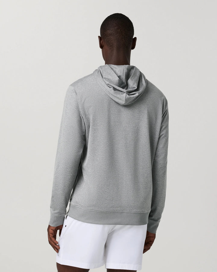 Vuori Men's Ponto Pullover Hoodie - Grey Heather - Sun Diego Boardshop