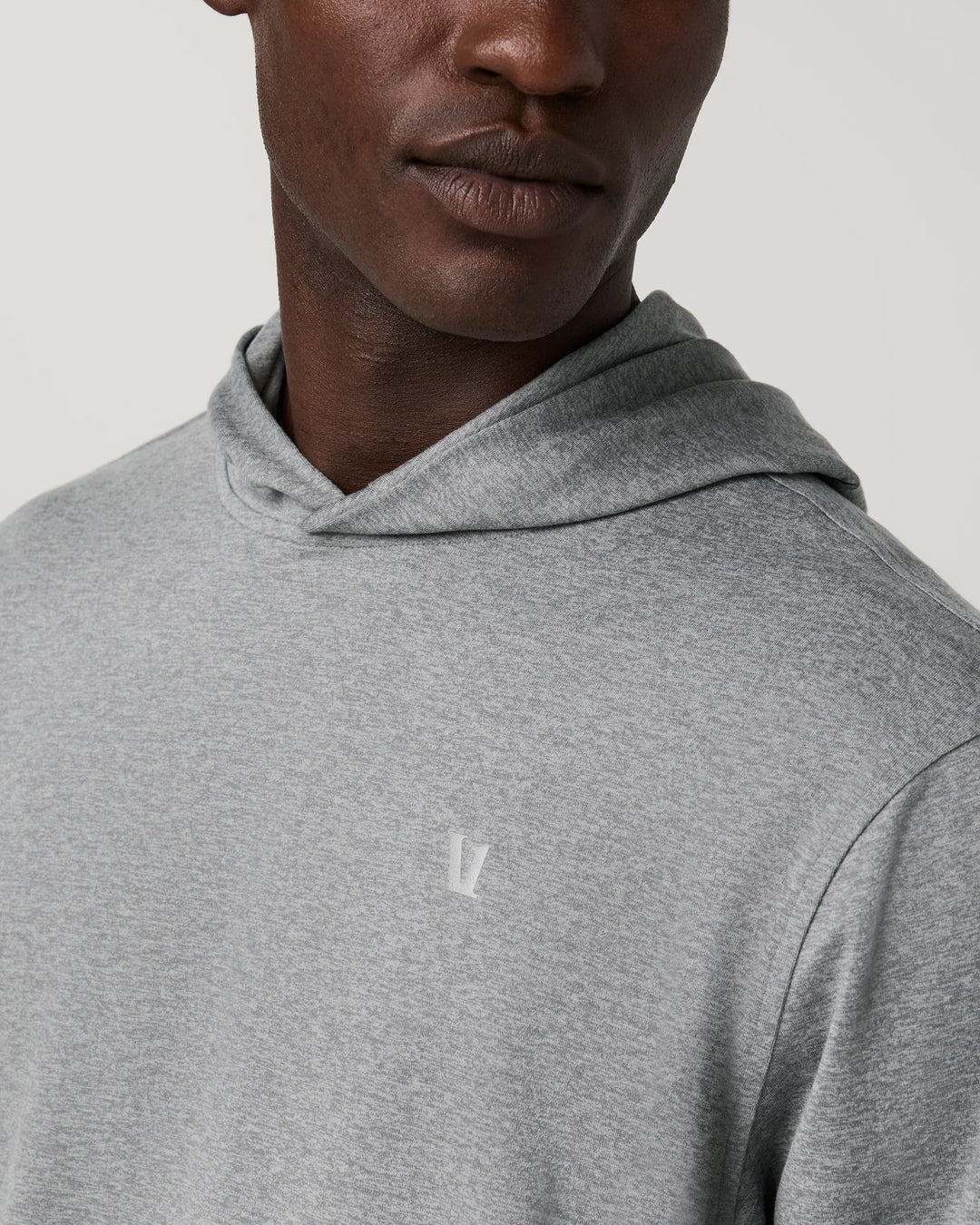 Vuori Men's Ponto Pullover Hoodie - Grey Heather - Sun Diego Boardshop
