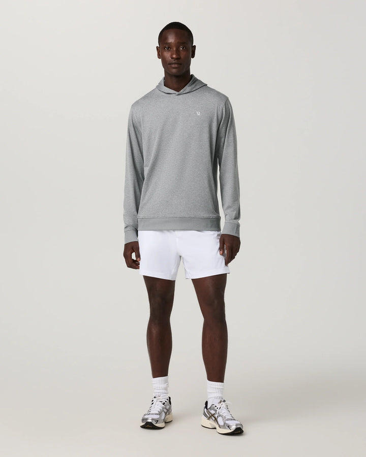 Vuori Men's Ponto Pullover Hoodie - Grey Heather - Sun Diego Boardshop