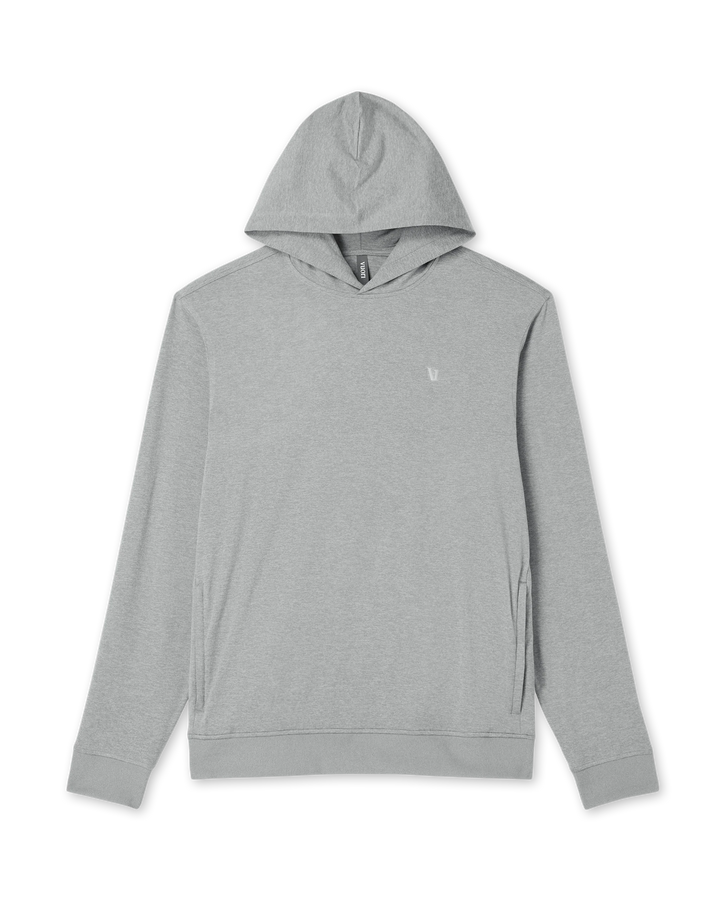 Vuori Men's Ponto Pullover Hoodie - Grey Heather - Sun Diego Boardshop