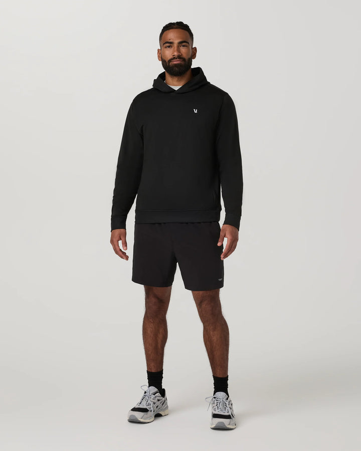 Vuori Men's Ponto Pullover Hoodie - Black Heather