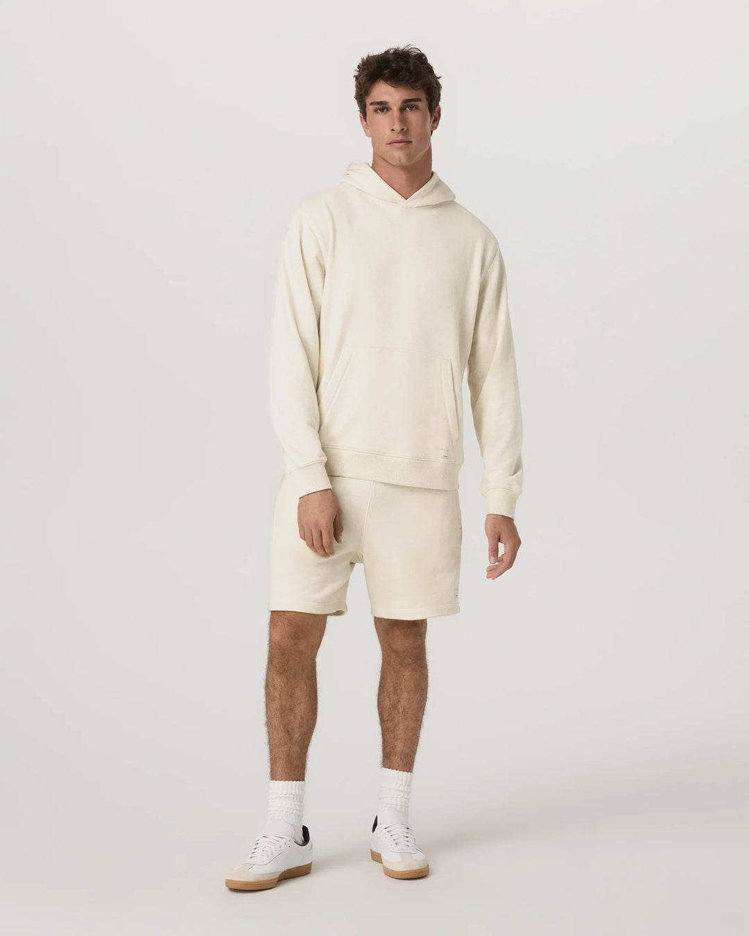 Vuori Men's Cypress Vintage Hoodie - Buttermilk Heather - Sun Diego Boardshop
