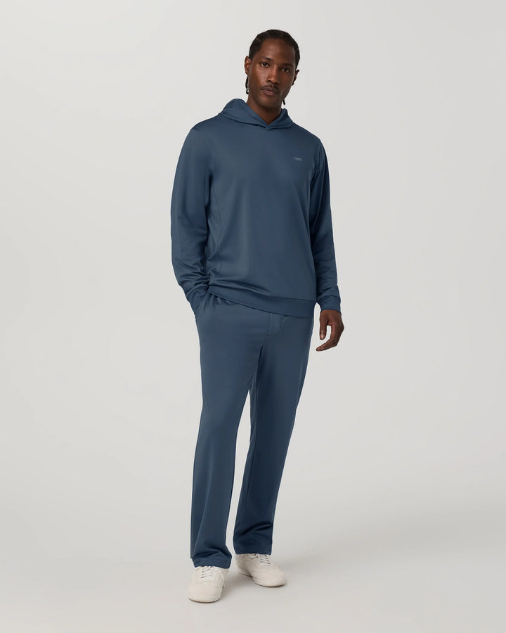 Vuori Men's Sunday Pullover Hoodie - Bay Blue